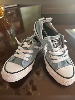 Converse Shoreline Custom designed in Light Blue